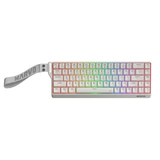 Klawiatura mechaniczna Marvo Saber 65W RGB Wireless White