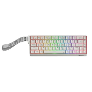 Klawiatura mechaniczna Marvo Saber 65W RGB Wireless White