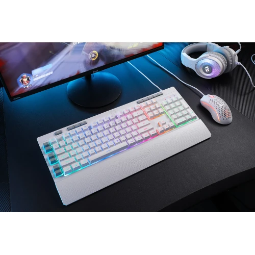 Klawiatura Redragon K512 Shiva White RGB