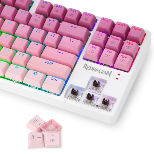 Klawiatura Redragon K645W-GP-RGB Cass biała