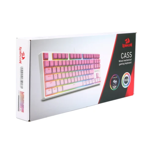 Klawiatura Redragon K645W-GP-RGB Cass biała