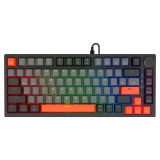 Klawiatura Savio Astral RGB Black Outemu Jade White + zestaw keycapów