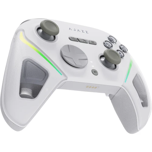Kontroler Ajazz GP100 bezprzewodowy gamepad RGB biały