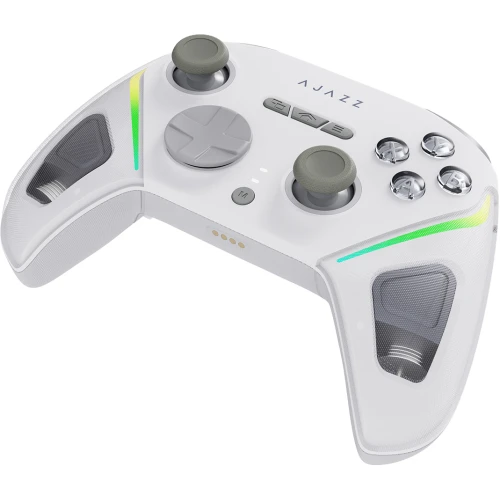 Kontroler Ajazz GP100 bezprzewodowy gamepad RGB biały