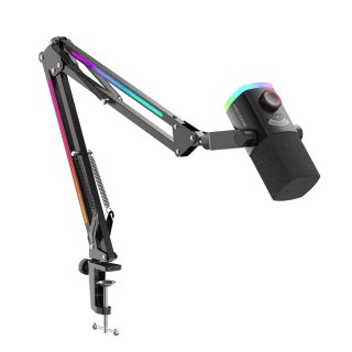 Mikrofon Fifine AM8PROT RGB XLR/USB Black