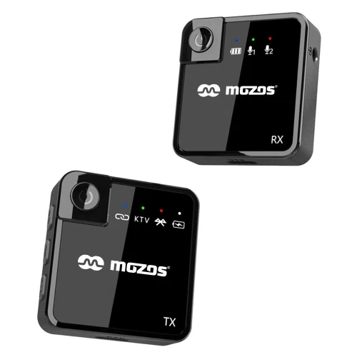 Mikrofon MOZOS MX1 Dual Podwójny Mikroport Bezprzewodowy 2.4GHz