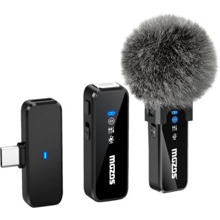 Mikrofon MOZOS MX2 Dual Podwójny Mikroport Bezprzewodowy 2.4GHz