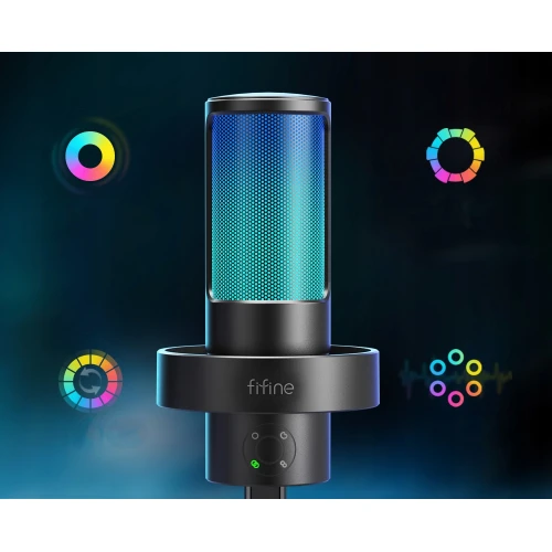 Mikrofon pojemnościowy studyjny Fifine A8 PLUS RGB