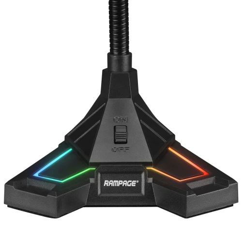 Mikrofon Rampage Chatty RGB USB