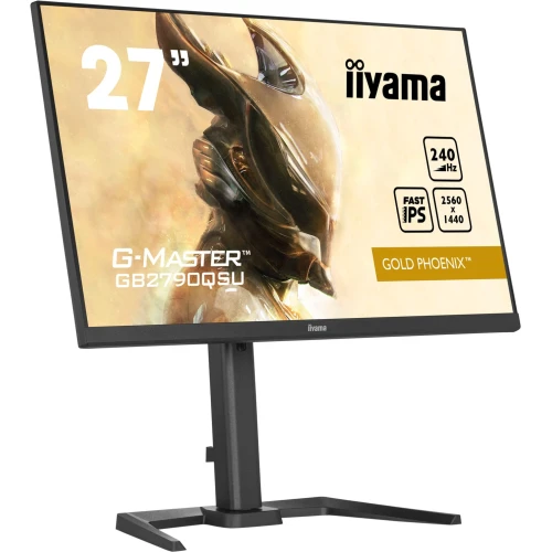 Monitor 27" iiyama G-Master GB2790QSU-B5 Gold Phoenix IPS WQHD | 240Hz | 1ms | HDR | FreeSync Premium