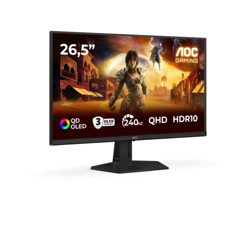 Monitor AOC 26.5 cala Q27G41ZDF QD-OLED 240Hz WQHD