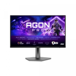 Monitor AOC AG326UD 31.5 cala 4K QD-OLED 165Hz Pivot Głośniki