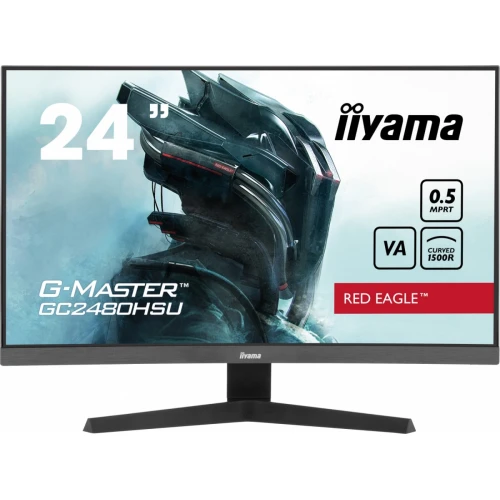 Monitor IIYAMA 24 cale GC2480HSU-B1 VA 180HZ FHD Curved
