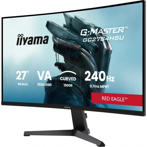 Monitor IIYAMA 27 cali GC2784HSU-B1 FHD 0.7ms VA 1500R 240Hz Curved