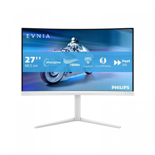 Monitor Philips 27 cali 27M2C5501 Curved VA 180Hz Ambiglow WQHD