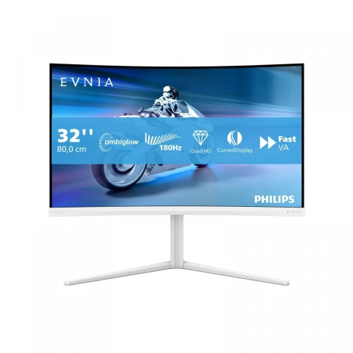 Monitor Philips 31.5" 32M2C5501 Curved VA 180Hz Ambiglow WQHD