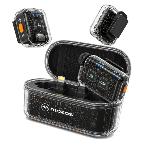Mikrofon bezprzewodowy MOZOS MX4-DUAL 2.4 GHz do telefonu