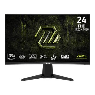 MSI Monitor 23.6 cala MAG 245C X24 LED FHD Curved 240Hz czarny