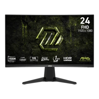 MSI Monitor 23.6 cala MAG 245C X24 LED FHD Curved 240Hz czarny