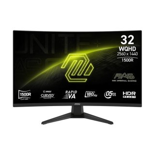MSI Monitor MAG 321CQF E18 31.5 cala LED WQHD Curved 180Hz czarny