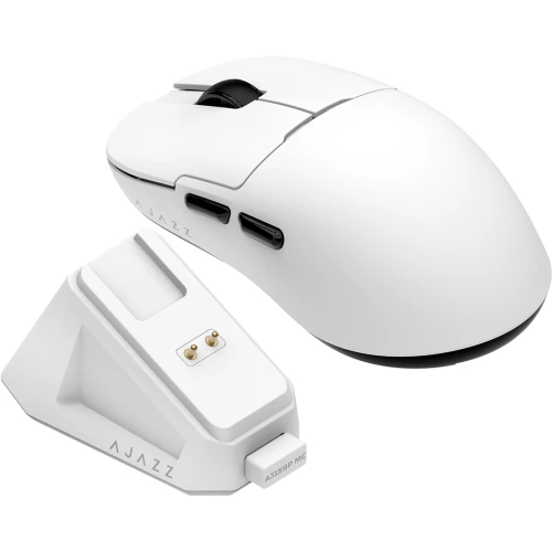 Mysz bezprzewodowa Ajazz AJ159 Wirteless 2.4GHz/BT White