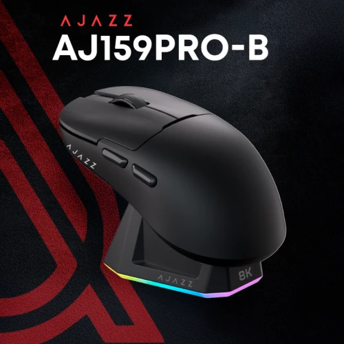 Mysz bezprzewodowa AJ159PRO 2.4GHz/BT Black