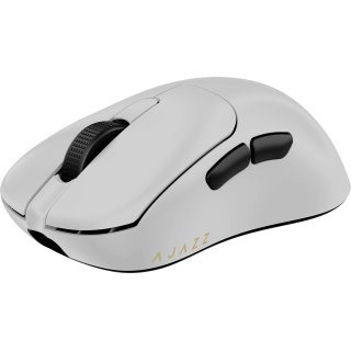 Mysz gamingowa bezprzewodowa Ajazz AJ179PRO -3 Mod-White-Pixart 3395-8K Charging Dock