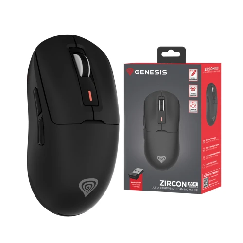 Mysz Genesis Zircon 660 RGB Wireless Czarna 