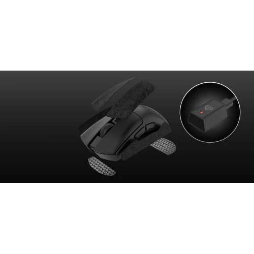 Mysz Genesis Zircon 880 Pro 8K Wireless Czarna