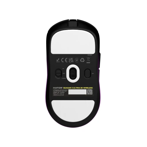 Mysz HATOR Quasar 3 ULTIMA 8K Wireless Black Violet Gradient