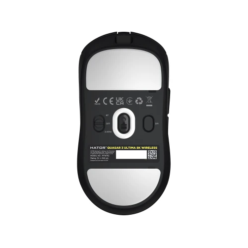 Mysz HATOR Quasar 3 ULTIMA 8K Wireless Black Edition