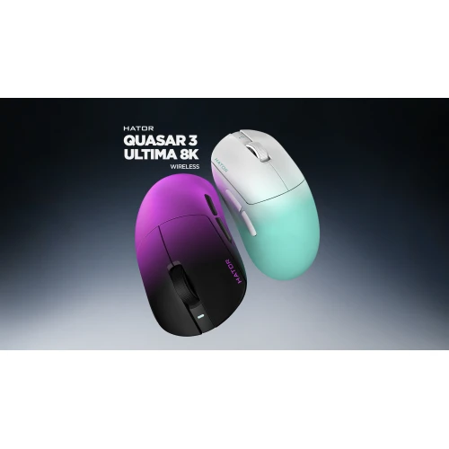 Mysz HATOR Quasar 3 ULTIMA 8K Wireless Black Edition