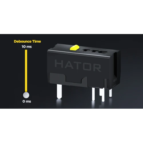 Mysz HATOR Quasar 3 ULTIMA 8K Wireless Black Edition