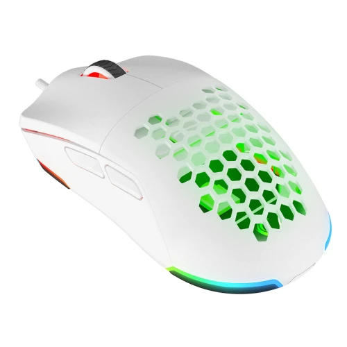 Mysz Rampage BLINK RGB White USB