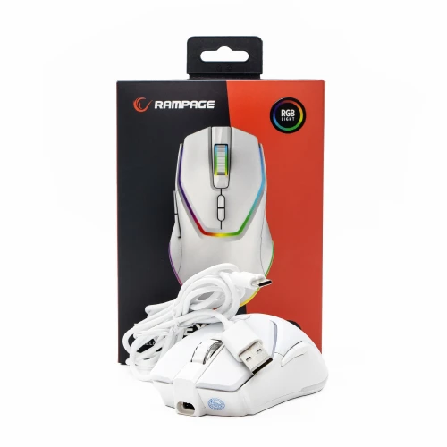 Mysz Rampage VORTEX M1 Wireless White