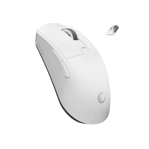 Mysz Rampage Zenith Pro 4K Wireless 2.4GHz + BT 5.2 White