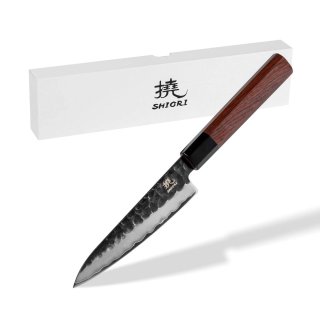 Nóż do krojenia małych i średnich produktów Shiori 撓 Mitsuki Murō wykonany z trzywarstwowej stali