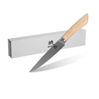 Nóż do krojenia małych i średnich produktów Shiori 撓 Shinogi Murō ze stali 10CR15MoV