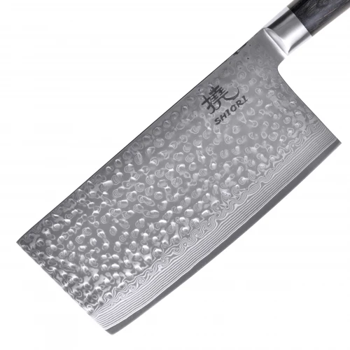 Nóż kuchenny ze stali damasceńskiej Shiori 撓 Chairo Haku