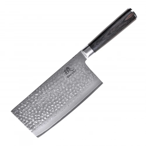 Nóż kuchenny ze stali damasceńskiej Shiori 撓 Chairo Haku