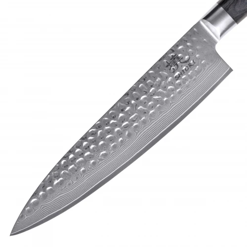 Nóż kuchenny ze stali damasceńskiej Shiori 撓 Chairo Sifu