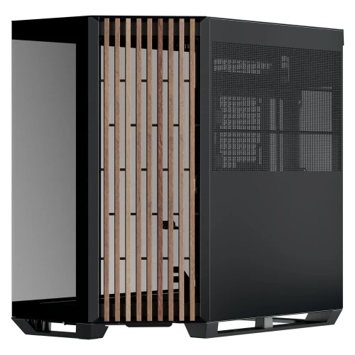 Obudowa APNX V1 Tempered Glass - Wood Black