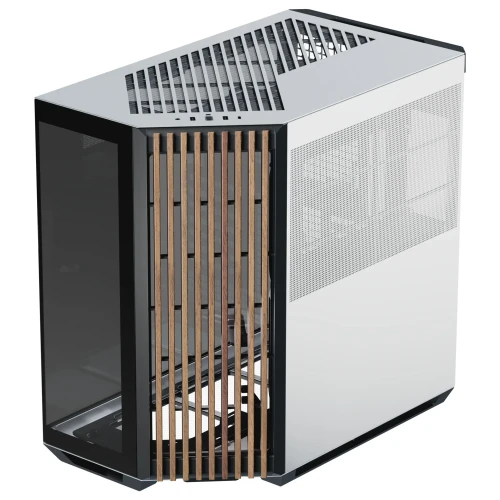 Obudowa APNX V1 Tempered Glass - Wood Black-White