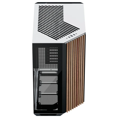 Obudowa APNX V1 Tempered Glass - Wood Black-White