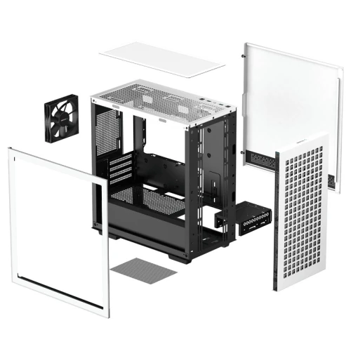 Obudowa DeepCool CH370 ARGB Micro-ATX – White