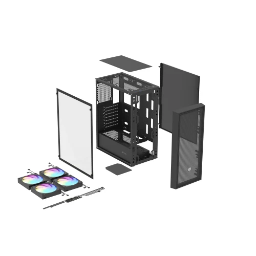 Obudowa Fury Shobo SH8F ARGB Tempered Glass