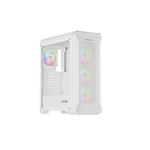 Obudowa Genesis Irid 505 ARGB V2 White Tempered Glass 