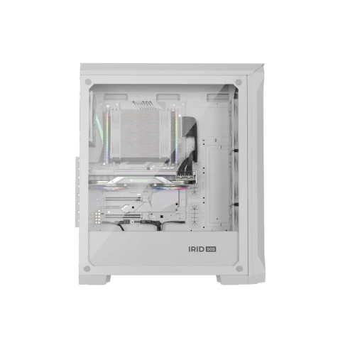 Obudowa Genesis Irid 505 ARGB V2 White Tempered Glass 