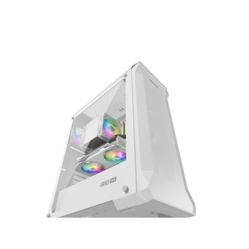 Obudowa Genesis Irid 505 ARGB V2 White Tempered Glass 