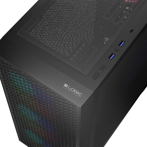 Obudowa Logic Aramis Midi ARGB Mesh Black